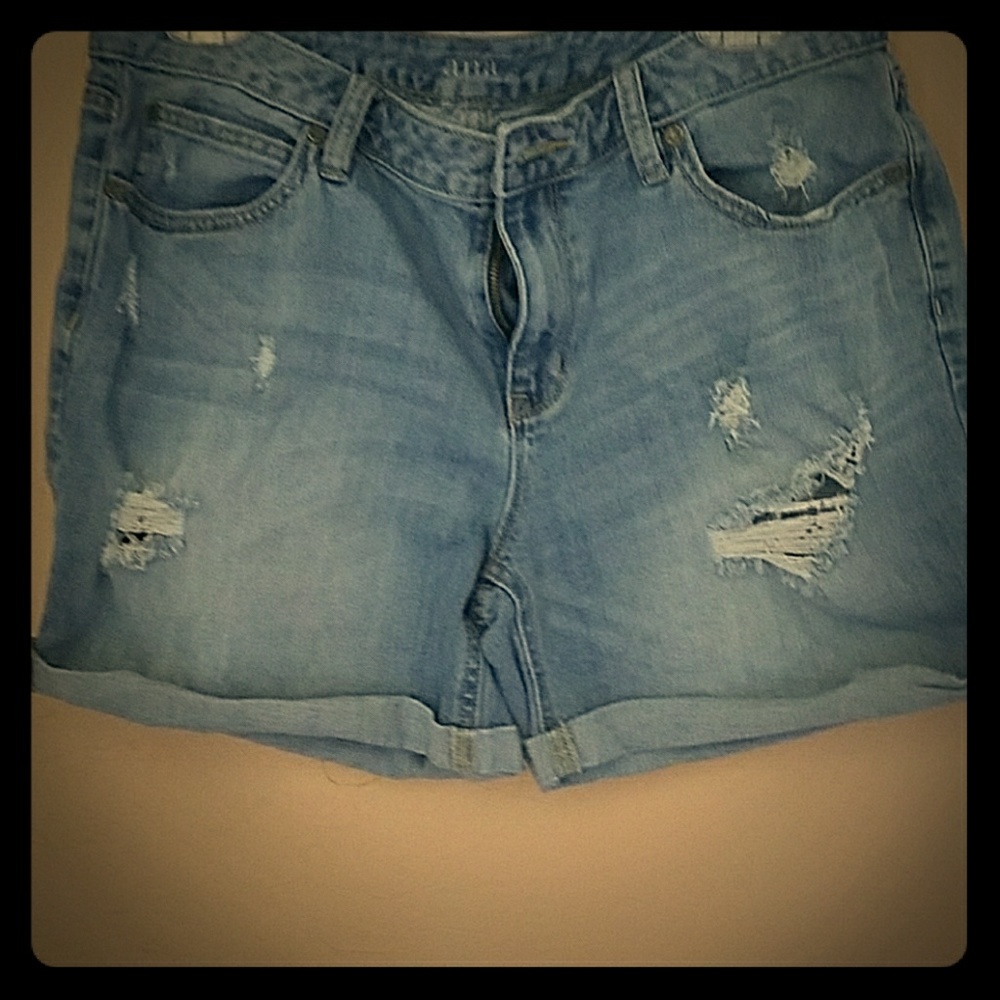 Denim shorts